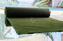 Passadeira Verde Musgo carpete 5mm