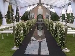 Passarela Espelhada, para Casamentos,aniversários,bodas de prata.